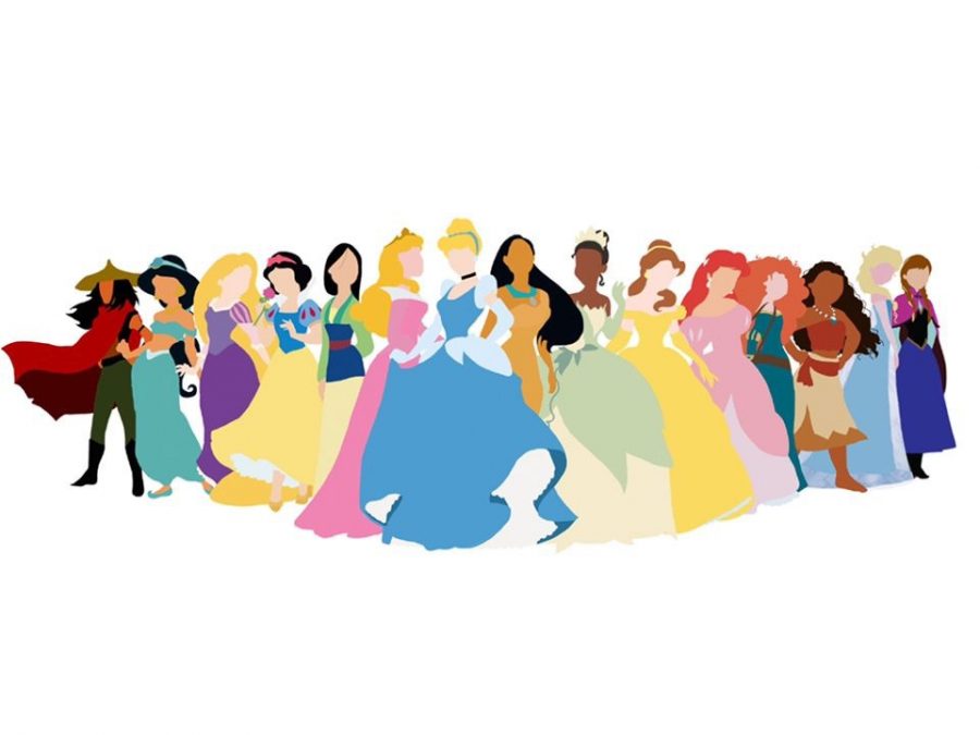 De quais eras são as princesas da Disney?